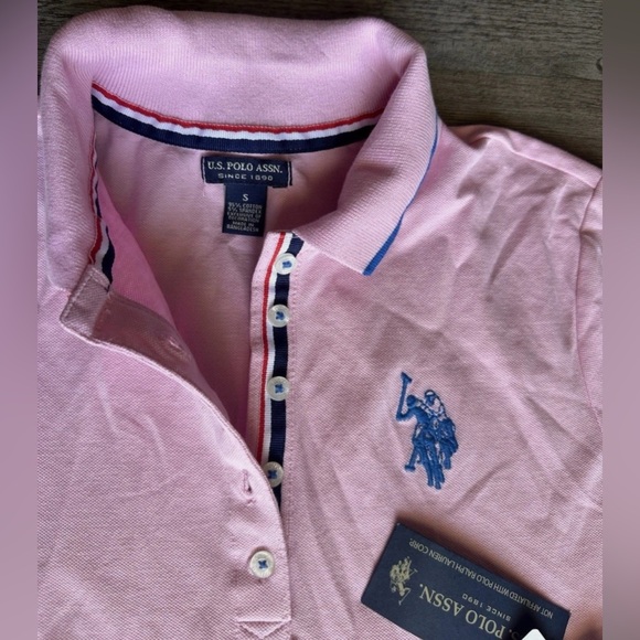 Wome’s Pink Polo Shift Dress S - Picture 7 of 16